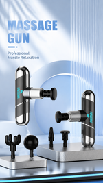 Mini deep tissue massage gun with AEMAI branding - detailed view 7