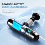 Mini deep tissue massage gun with AEMAI branding - view 3