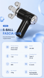 AEMAI ZP29 5-head deep tissue massage gun - view 12