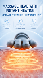 Mini deep tissue massage gun with AEMAI branding - detailed view 4