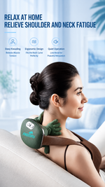 Mini deep tissue massage gun with AEMAI branding - detailed view 6