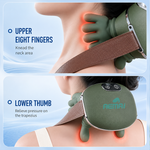 Mini deep tissue massage gun with AEMAI branding - view 2