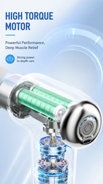 AEMAI ZP6 deep tissue massage gun type-c charging - detailed view 3