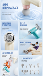 AEMAI ZP6 deep tissue massage gun type-c charging - detailed view 5