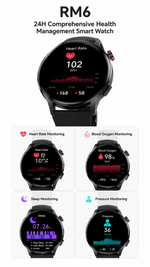 Health tracking smart watch with AEMAI branding - detailed view 4