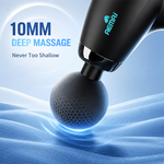 Mini deep tissue massage gun with AEMAI branding - view 3
