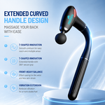 Mini deep tissue massage gun with AEMAI branding - view 4