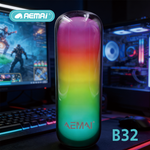 AEMAI B32 Portable Bluetooth Speaker with RGB LED Lights, TWS Pairing & Multi-Input - Wireless Speaker for Home, Gaming & Part