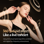 AEMAI Open-Ear Clip Earbuds - Wireless Ear-Clip Headphones with ACS Panoramic Sound, HD Calls & Lightweight Design