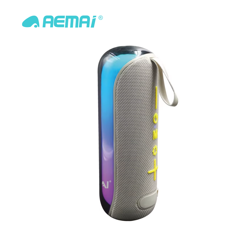 AEMAI B32 Portable Bluetooth Speaker with RGB LED Lights, TWS Pairing & Multi-Input - Wireless Speaker for Home, Gaming & Part